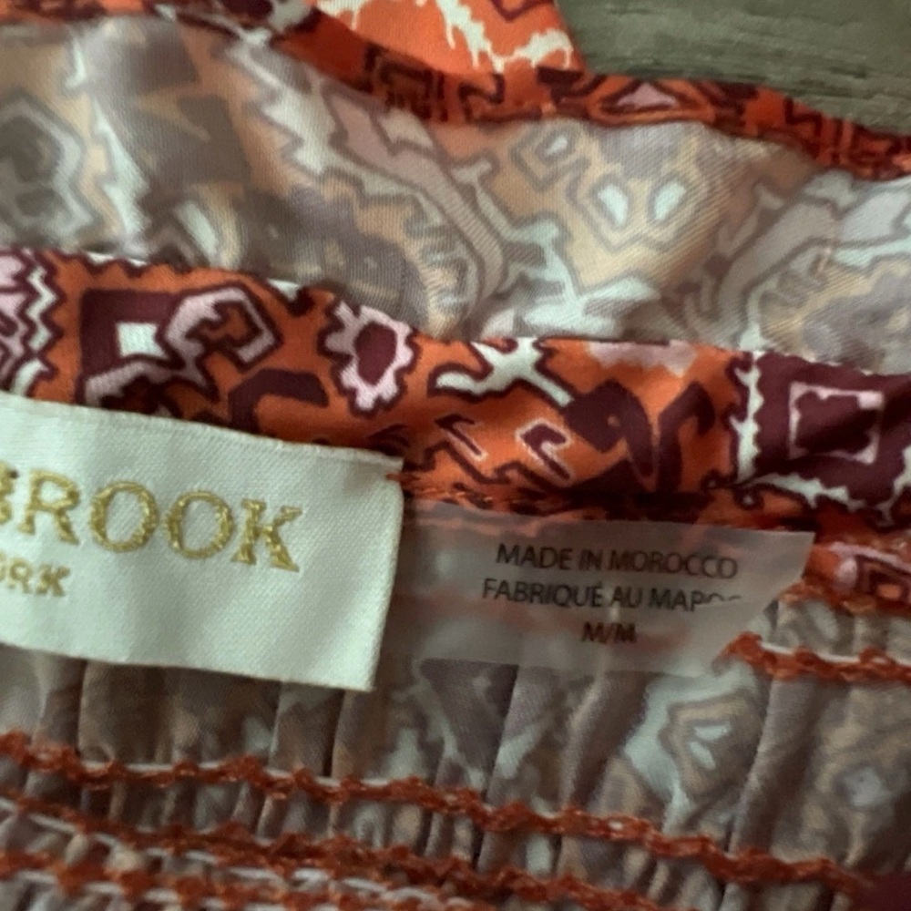 Ramy Brook Sia Smocked Ruffle Tiered Midi Dress Womens Medium - Picture 4 of 9